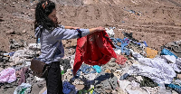 Some 39,000 tonnes of old clothing is said to be dumped in Chile's Atacama Desert every year
