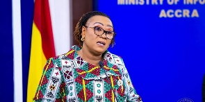 Mavis Hawa Koomson, the Minister of Fisheries and Aquaculture