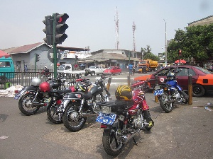 File photo; The 'okada' business has increased vehicular traffic in Ashaiman