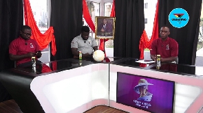 A photo of Joel Eshun, Perez Erzoah Kwaw and Daniel Oduro on GhanaWeb Mundial