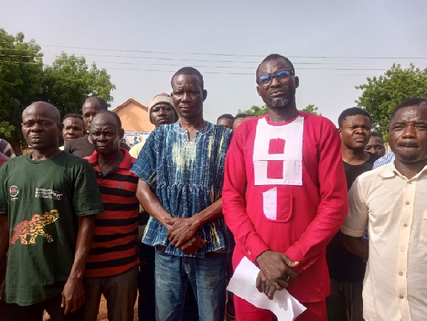 The youth of Nangodi at a press conference