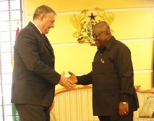 Akuffo Addo With French Ambassador