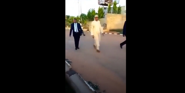 Why President Buhari's security detail were spotted carrying