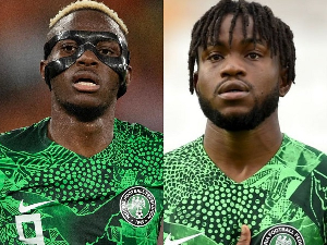 Osimehn (L) and Lookman (R) have been omitted from Nigeria's squad to face Ghana