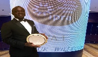 CEO of Global Media Alliance, Mr. Ernest Boateng, received the award in Barcelona