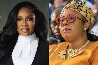 Serwaa Amihere (L) has criticised the Greater Accra Regional Minister (R)