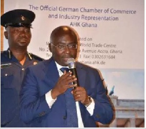 Vice President Bawumia speaking at the event