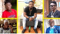 Shatta Wale's brother (middle) has explained what transpired during the concert in London