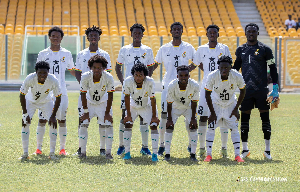 Team photo of Ghana’s U-20 national team