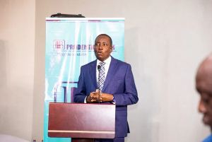 Ebow Quayson, Acting Managing Director of Prudential Bank