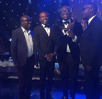The CEO of EIB Network Bola Ray had a great time  on Friday
