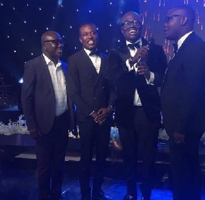 The CEO of EIB Network Bola Ray had a great time  on Friday