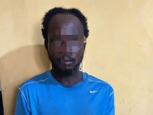 David Kwadwo Prah Afful was allegedly captured while inciting violence in a viral video