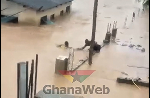Accra Floods: Watch how a man being swept away was saved by a ‘hero’