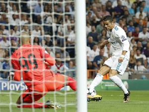 Ronaldo has now scored 91 Champions League goals in 89 games for Real Madrid