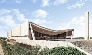 An artistic impression of Ghana's National Cathedral