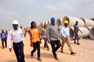 The Minister visited the project