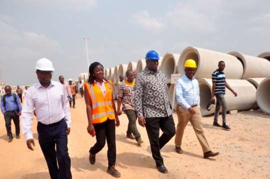 The Minister visited the project