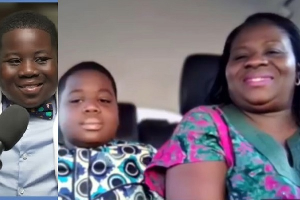 Sean Atitsogbe, the he Ghanaian science wonder kid making waves in the US, with his mother