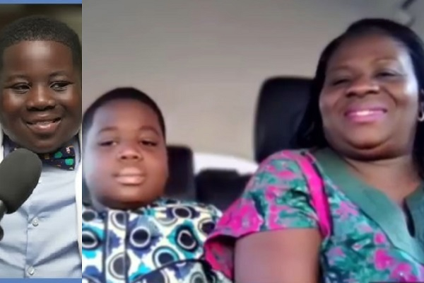 Sean Atitsogbe, the he Ghanaian science wonder kid making waves in the US, with his mother