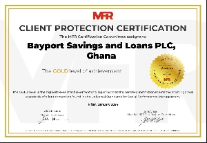 Bayport secures MFR's gold certification for client protection excellence
