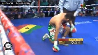 Cesar Juarez was knocked out in the 5th round