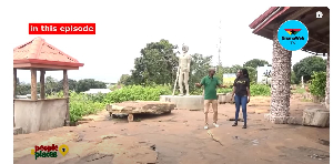 How this German-based Ghanaian created a man-made waterfall from waste water from his 'kitchen'