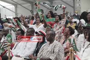 Some NDC supporters at the National Delegates congress