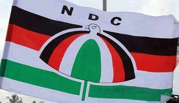 The flag of the National Democratic Congress (NDC)