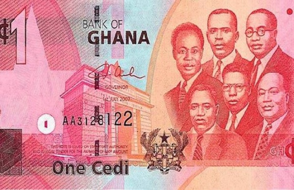 One Ghana cedi note