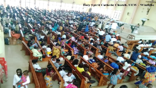 The campus catholic church has the highest population on campus, contrary to rumours