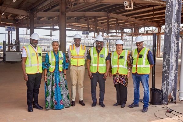 Second Lady of Ghana Samira Bawumia in a photo with the team