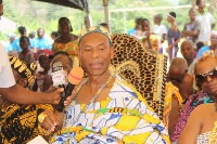 The Paramount Chief of the Awate Traditional Area, Togbe Azavuvu IV