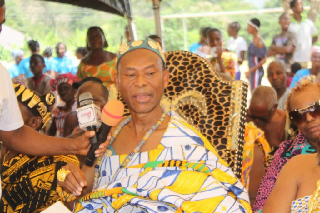 The Paramount Chief of the Awate Traditional Area, Togbe Azavuvu IV