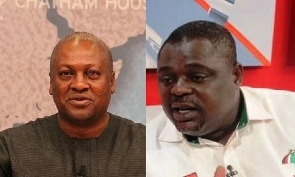 Former President John Dramani Mahama and Koku Anyidoho