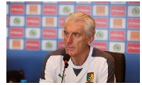 Cameroon coach Hugo Broos