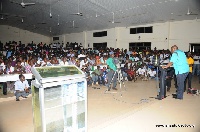 Akufo-Addo addressing UDS students