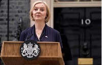 Liz Truss, outgoing UK PM