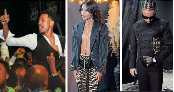 Adonay Berhane (L), Wongelawit Gebre Endrias (C) and Yohannes Mekonnen (R) were arrested