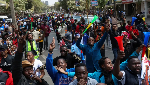 Kenyan police fire tear gas at Nairobi protest against import duty hike Kenyan police fire tear gas at Nairobi protest against import duty hike