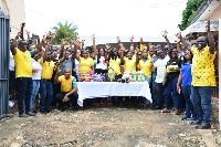 A group picture of MTN employee Volunteers and Partners