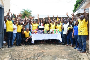 A group picture of MTN employee Volunteers and Partners