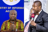 Kwaku Agyeman Manu (L), Dr. Bernard Okoe Boye (R)