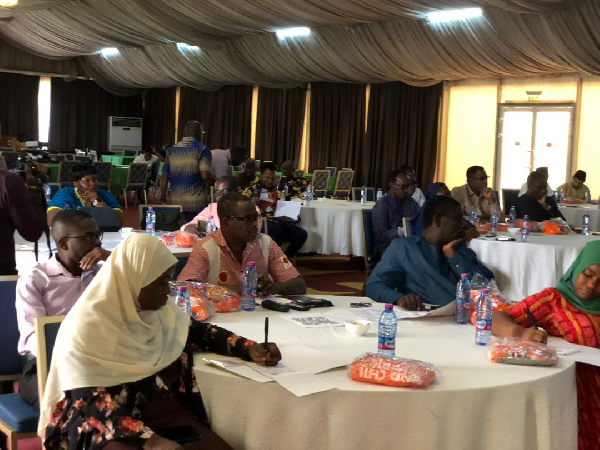 A photo of some participants at the engagement to tackle gender-based violence