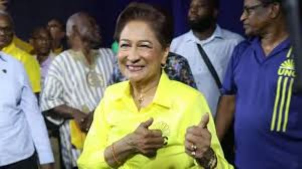 Kamla Persad-Bissessar led her UNC party to victory