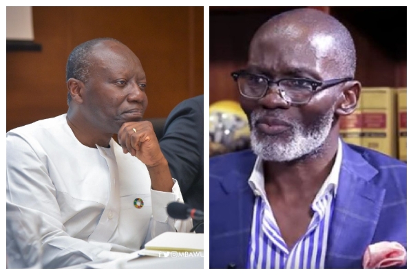 L-R: Ken Ofori-Atta and Gabby Asare Otchere-Darko