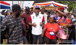 Running mate for the NPP, Dr Matthew Opoku Prempeh (M)