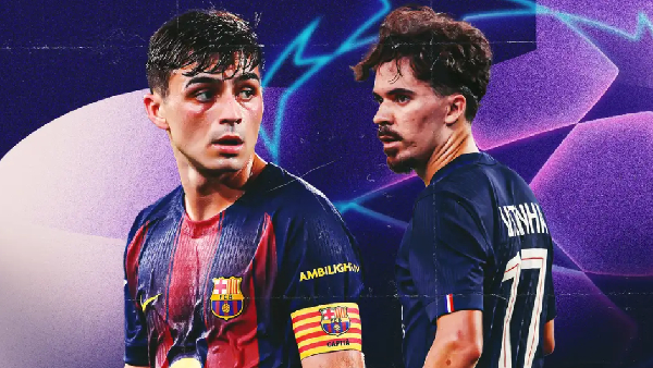 A photo of Pedri and Vitinha