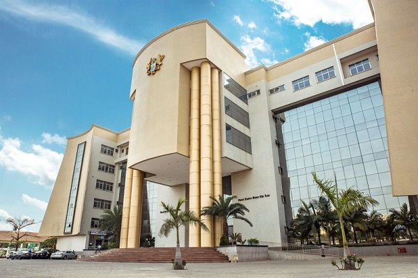 A frontal view of the Accra High Court