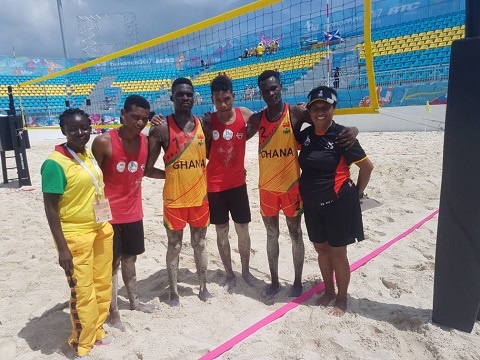 Ghana's volleyball team are flying high in Bahamas